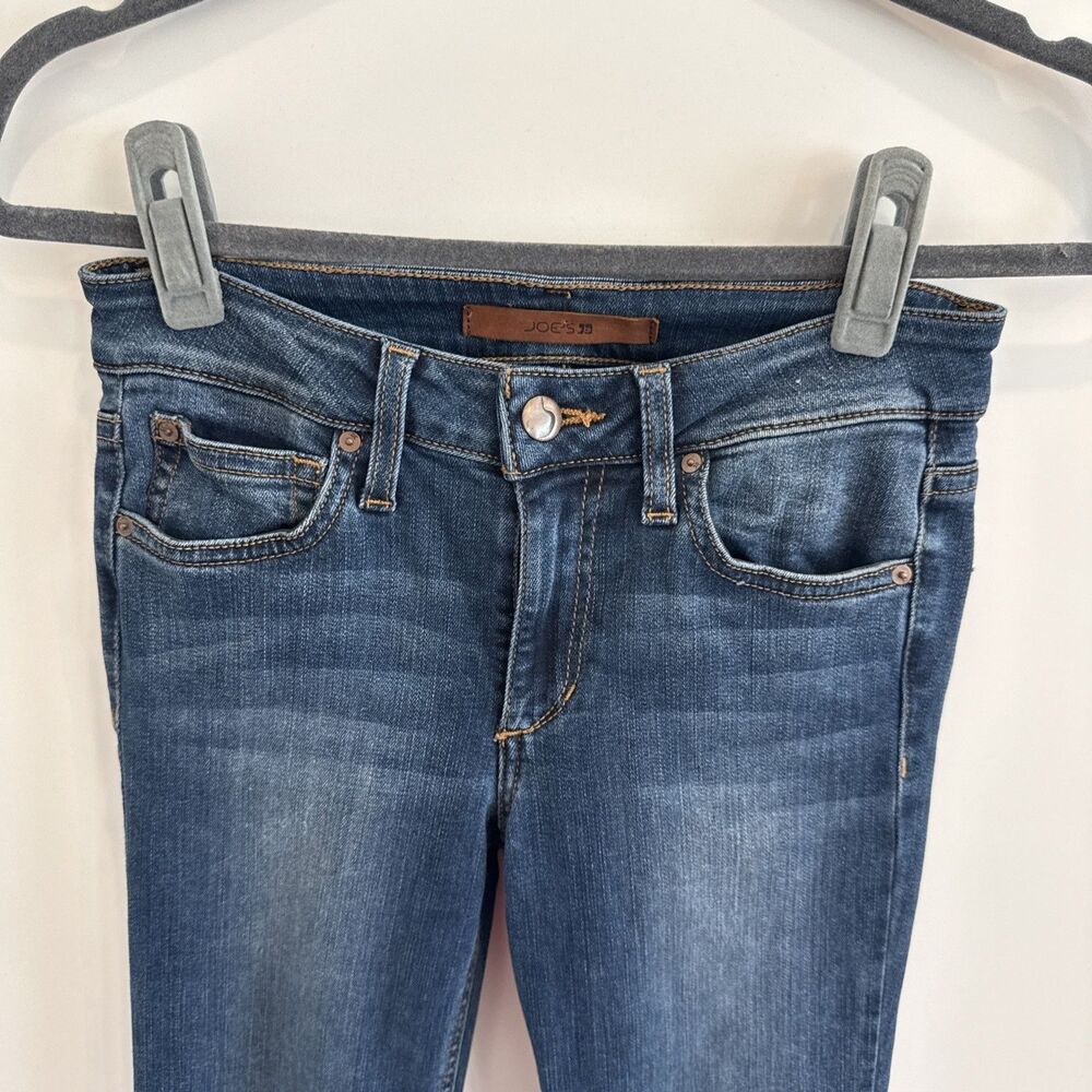 Joes Jeans Womens Sz 26x33 Icon Flare Blue Mid Rise Flawless Boho Y2K 90s Vibes - Picture 3 of 10